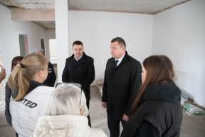 Глава Кургана Антон Науменко: В школе № 48 в Глинках обновляют коммуникации, помещения и спортивную инфраструктуру